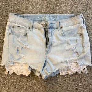 American Eagle shorts size 10 High rise shortie
